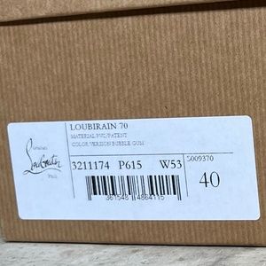 NIB Christian Louboutin rain boot size 40